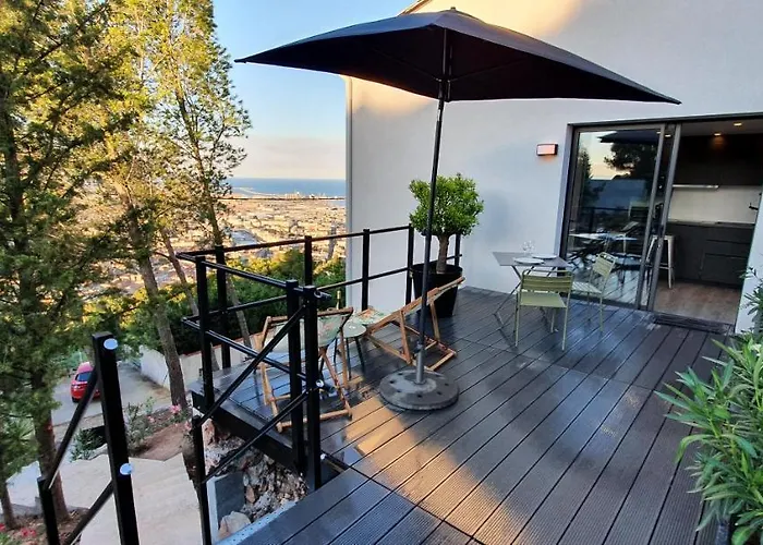 Apartman Le Rouquier Terrasse, Vue Exceptionnelle, Climatisation