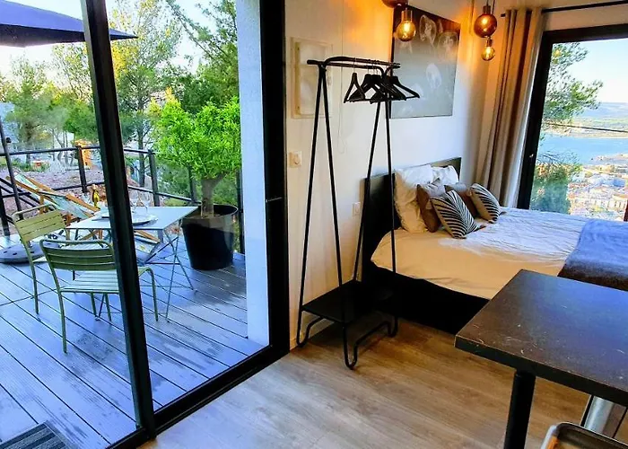 Le Rouquier Terrasse, Vue Exceptionnelle, Climatisation Apartman